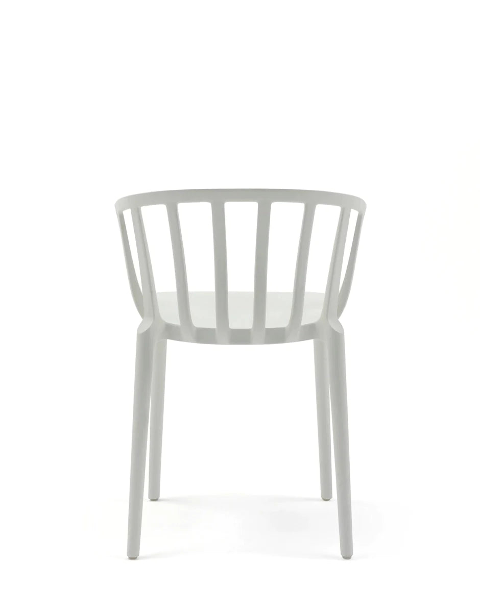 卡特尔威尼斯椅，垫白色