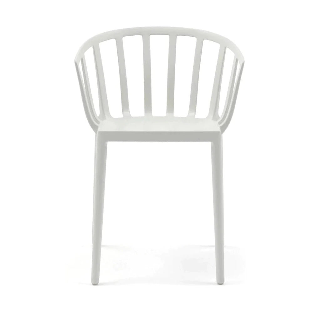 卡特尔威尼斯椅，垫白色