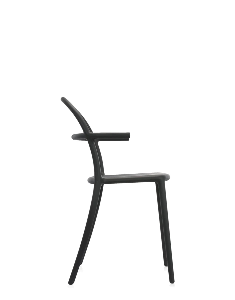 Kartell Generic C Stuhl, schwarz