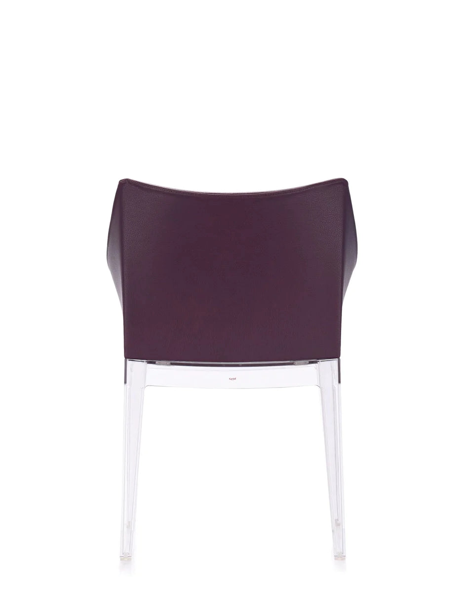 Kartell Madame Ecopelle fauteuil, Crystal/Bordeaux