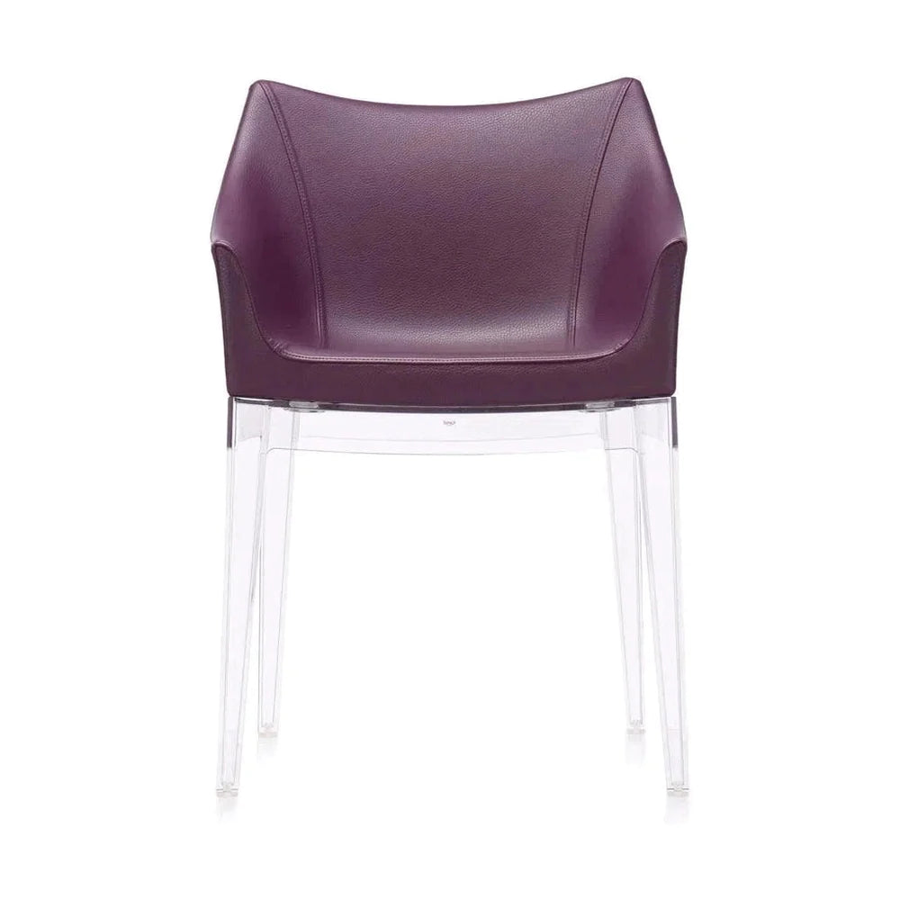 Kartell Madame Ecopelle poltrona, Crystal/Bordeaux