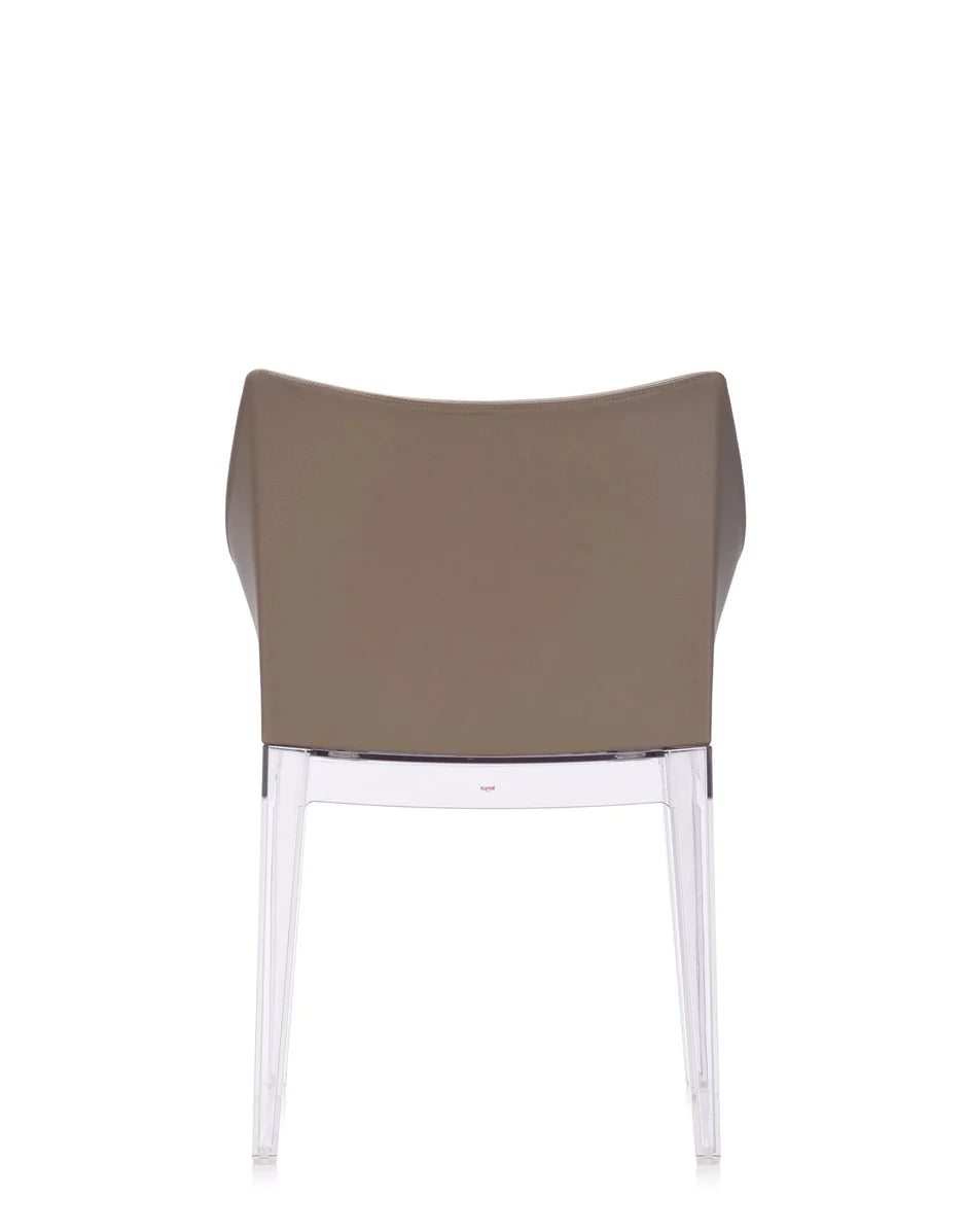 Kartell Madame Ecopelle fauteuil, Crystal/Taupe