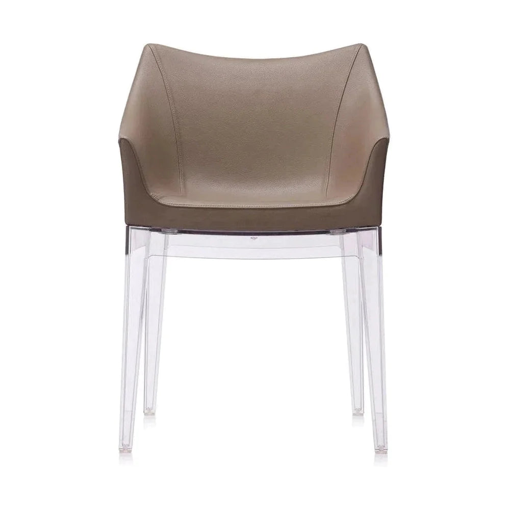 Kartell Madame Ecopelle lenestol, krystall/taupe