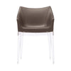 Kartell Madame Ecopelle fauteuil, Crystal/Brick Red