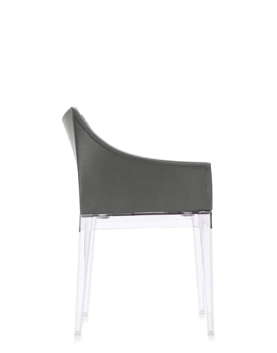 Kartell Madame Ecopelle Armchair, Crystal/Grey