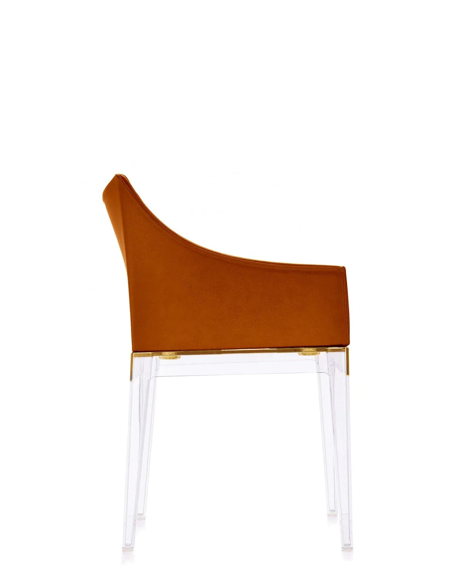 Kartell Madame Ecopelle Sillón, Cristal/Tabaco