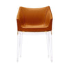 Fauteuil Kartell Madame Ecopelle, cristal / tabac