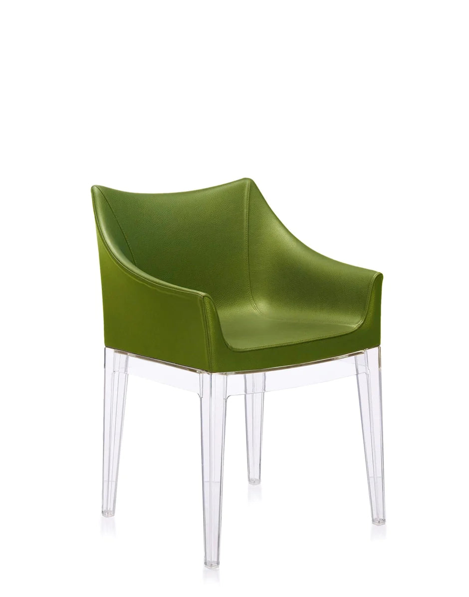 Kartell Madame Ecopelle Armchair, Crystal/Green