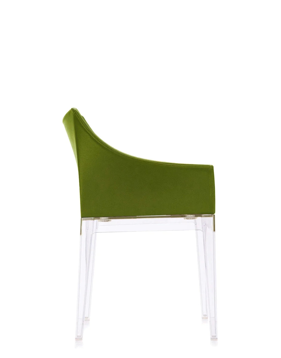 Kartell Madame Ecopelle Armchair, Crystal/Green