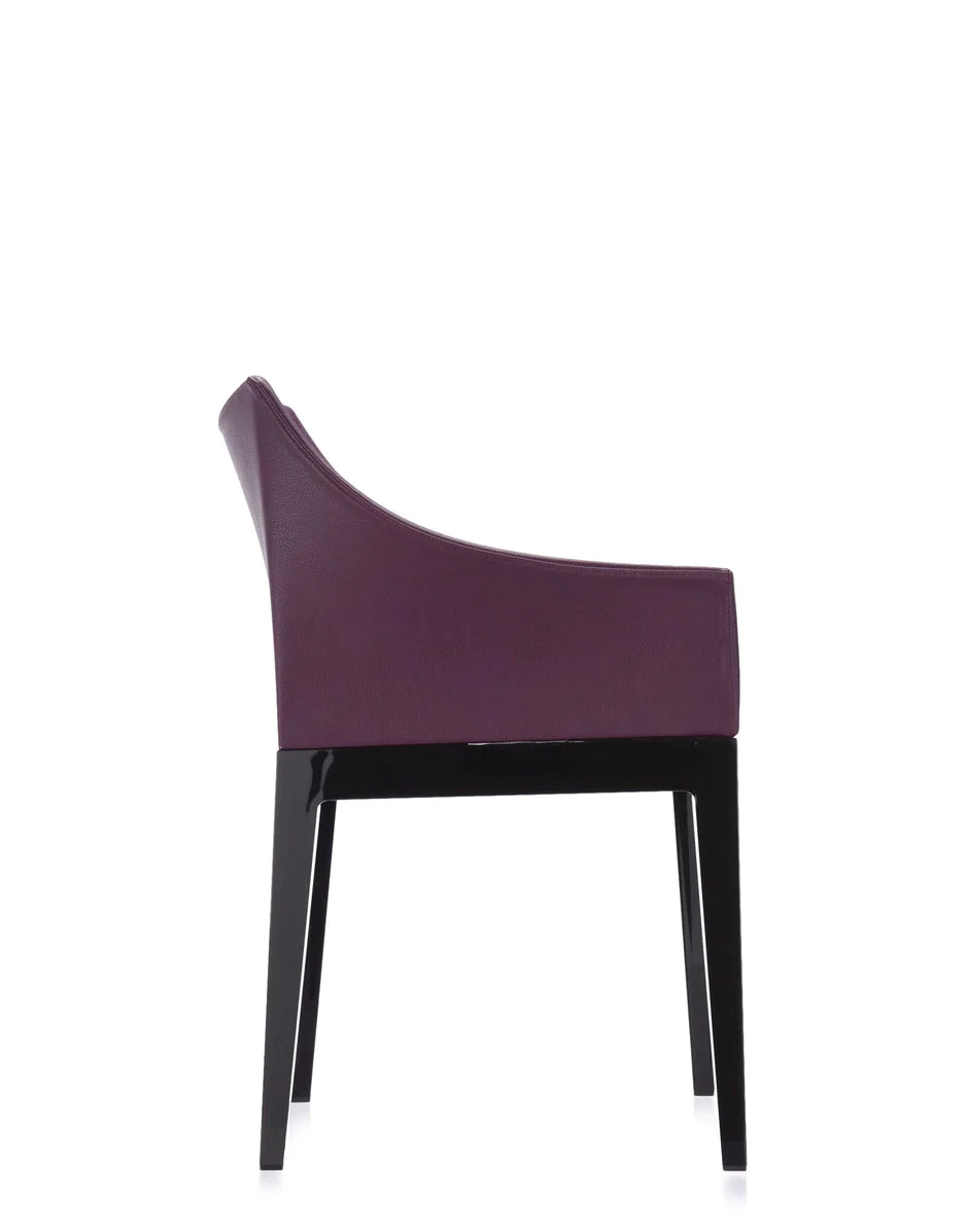 Fauteuil Kartell Madame Ecopelle, noir / bordeaux