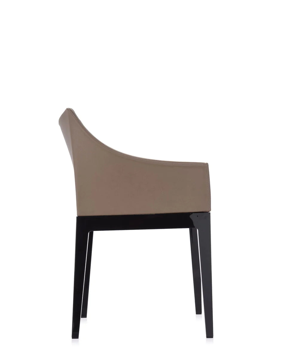 Kartell Madame Ecopelle lænestol, sort/taupe