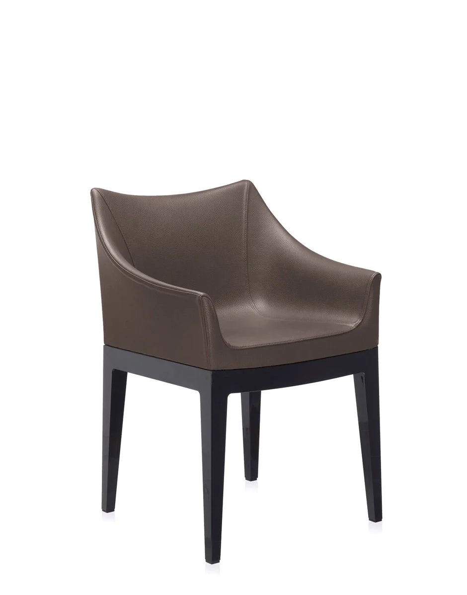 Kartell Madame Ecopelle Sillón, negro/ladrillo rojo