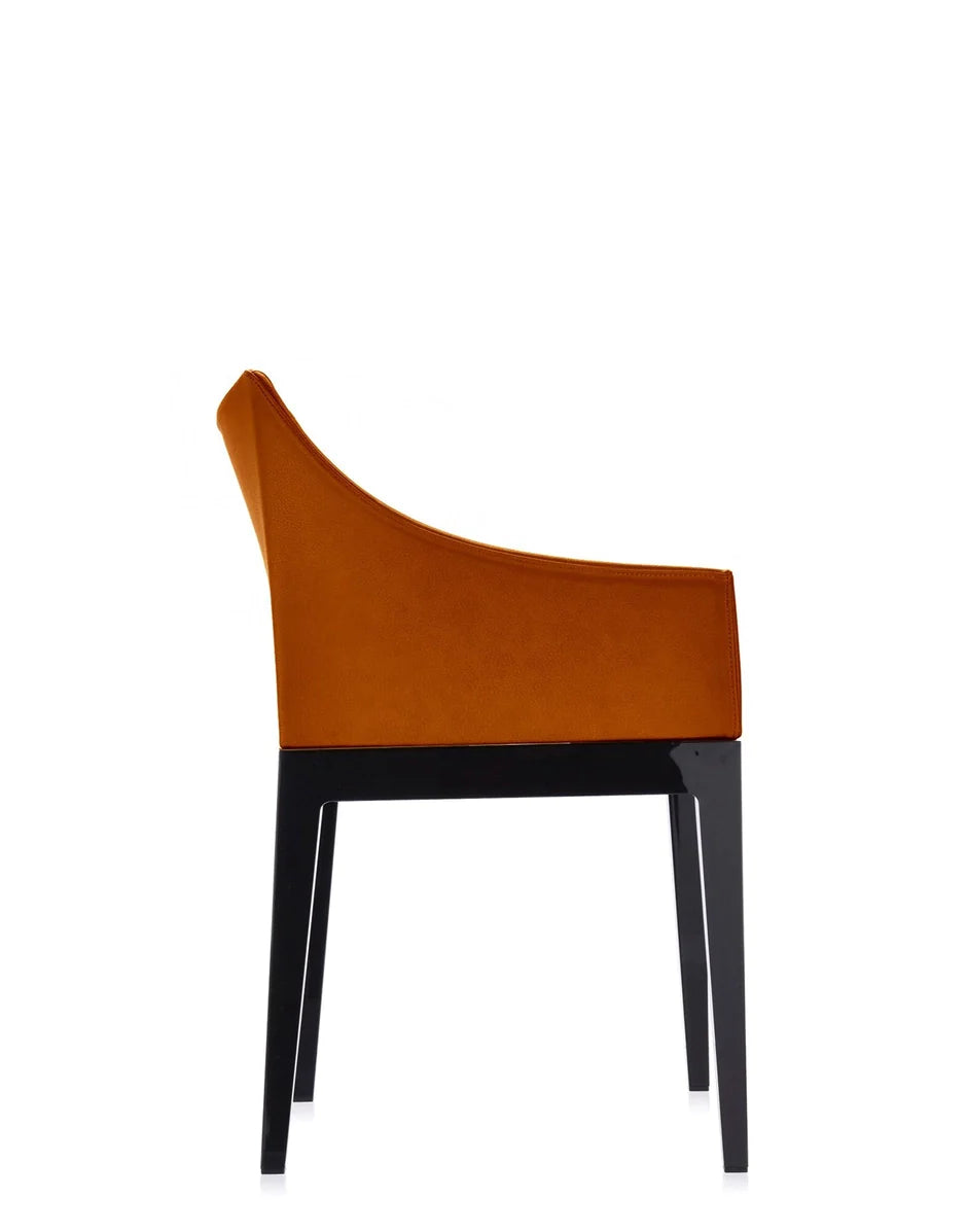 Kartell Madame Ecopelle fauteuil, zwart/tabak