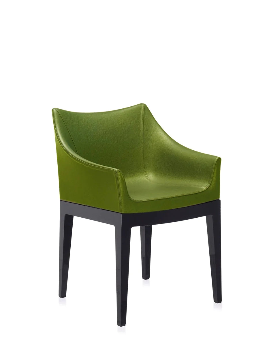 Poltrona Kartell Madame Ecopelle, nero/verde