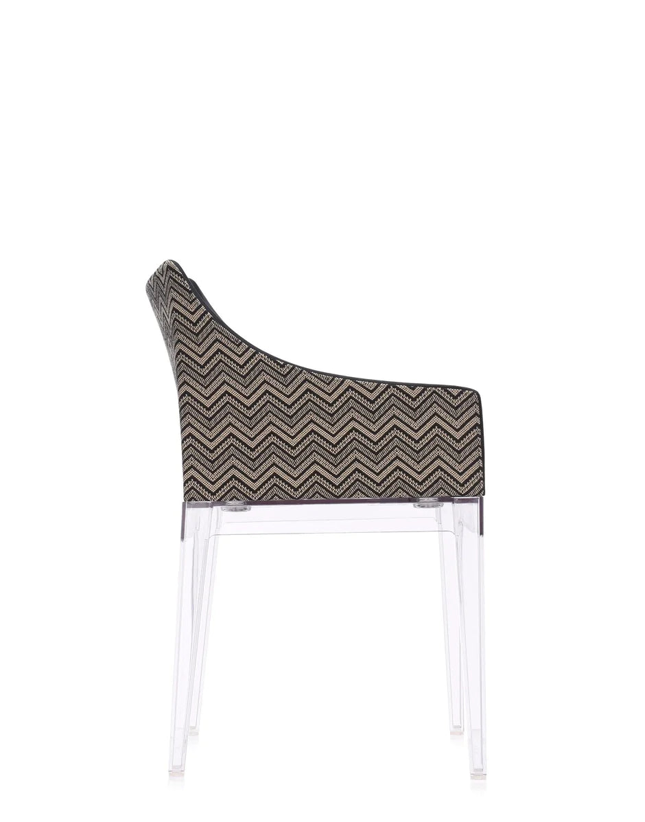 Kartell Madame lænestol, gennemsigtig/beige