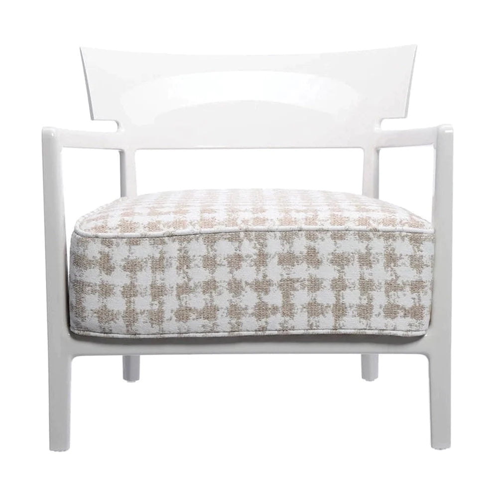 Kartell Cara fauteuil, ivoor/wit/beige