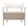 Kartell Cara Outdoor Armchair, Ivory/Beige