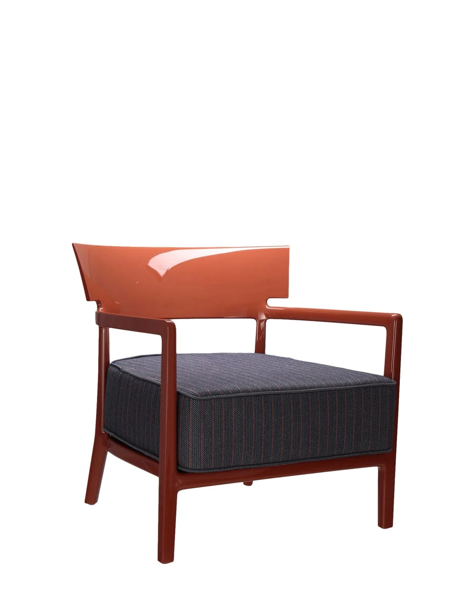 Kartell Cara Outdoor fauteuil, roest/blauw/oranje
