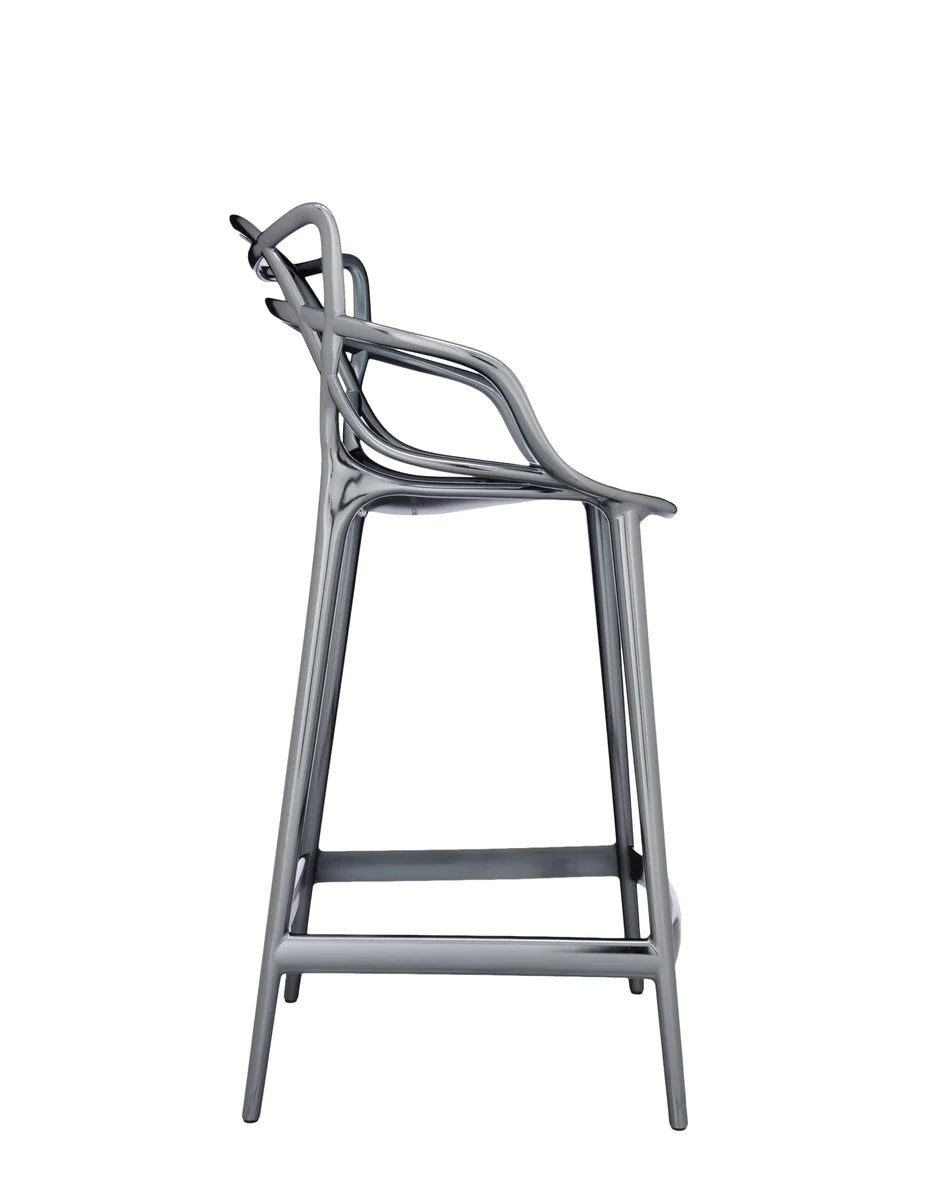 Tabouret Kartell Masters 65 cm, titane