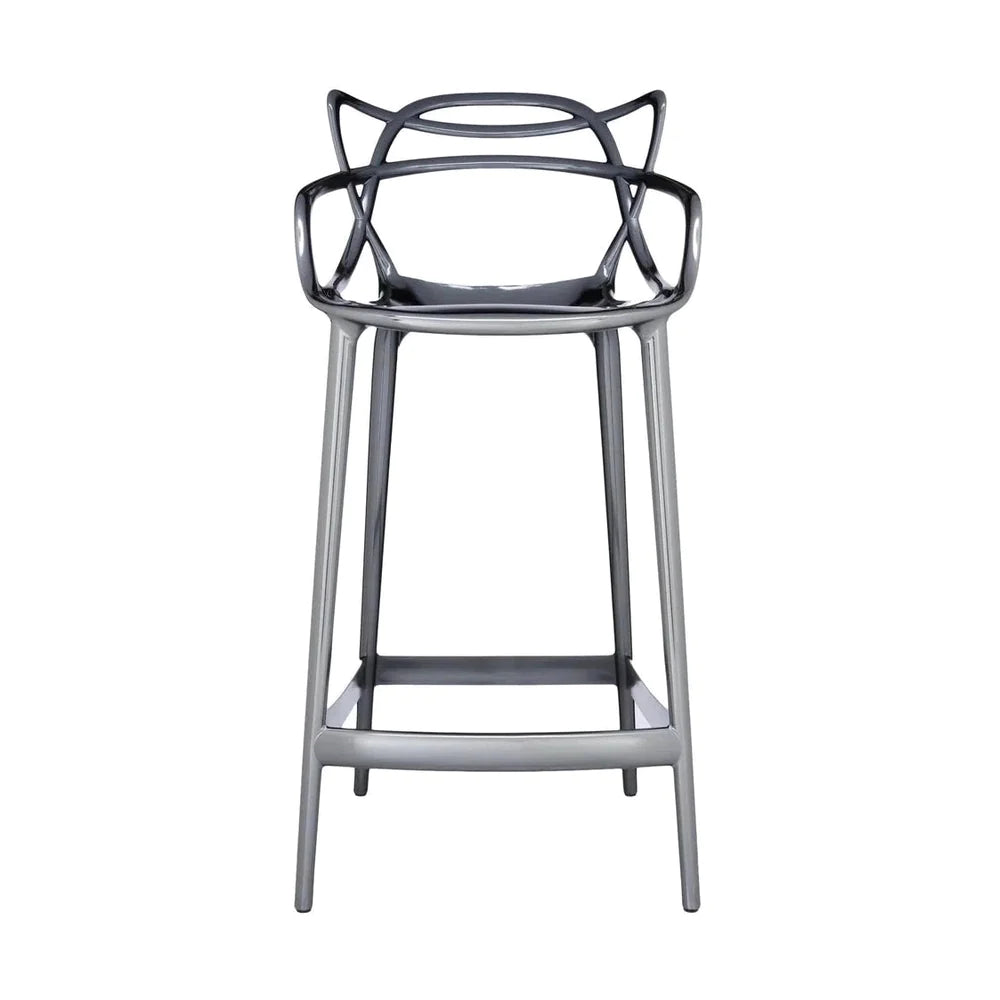 Sgabello Kartell Masters 65 cm, titanio