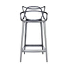 Tabouret Kartell Masters 65 cm, titane