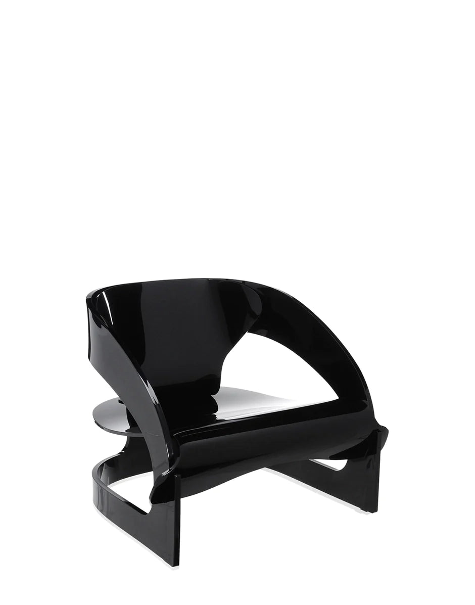 Kartell Joe Colombo fauteuil, zwart