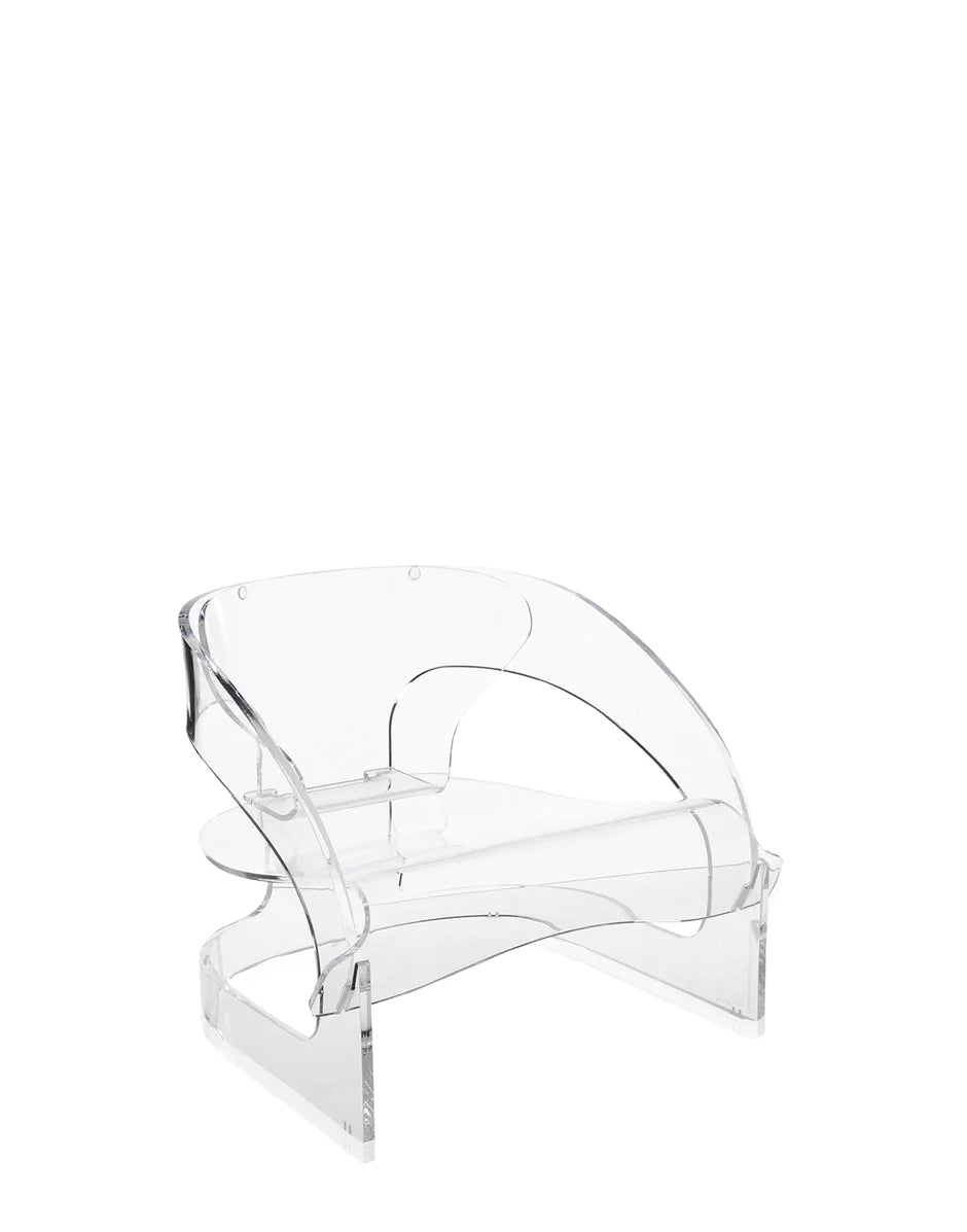 Kartell Joe Colombo fauteuil, kristal