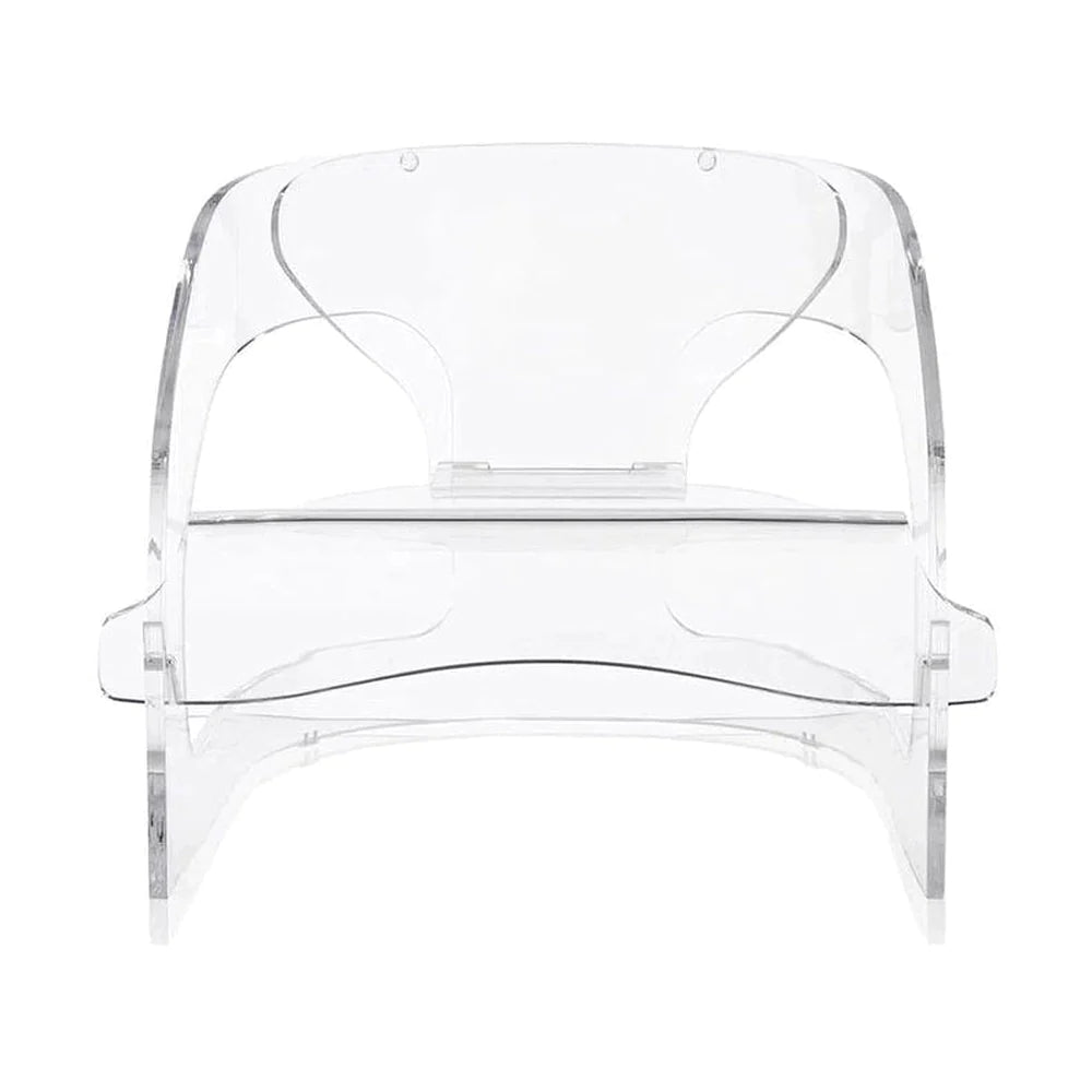 Kartell Joe Colombo fauteuil, kristal