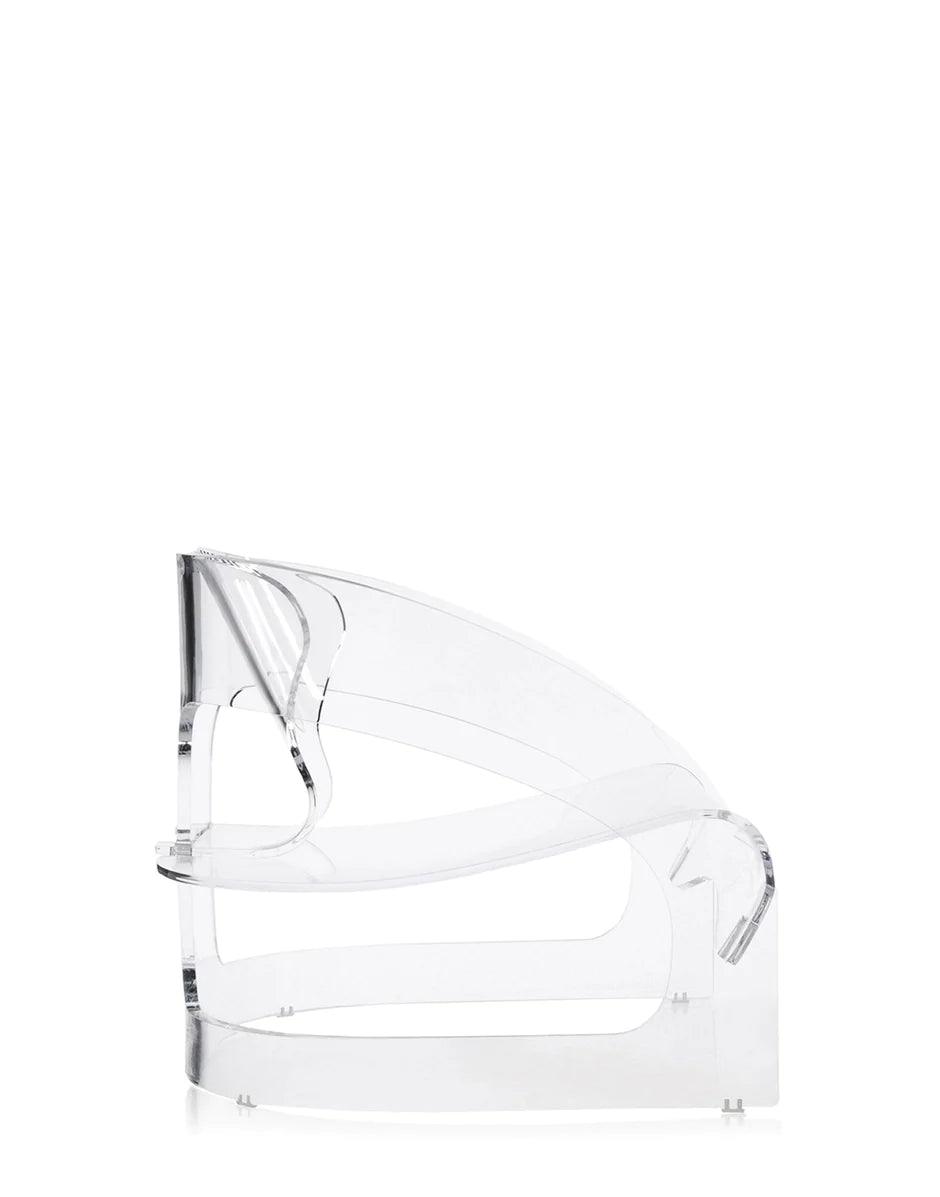 Kartell Joe Colombo Sessel, Kristall