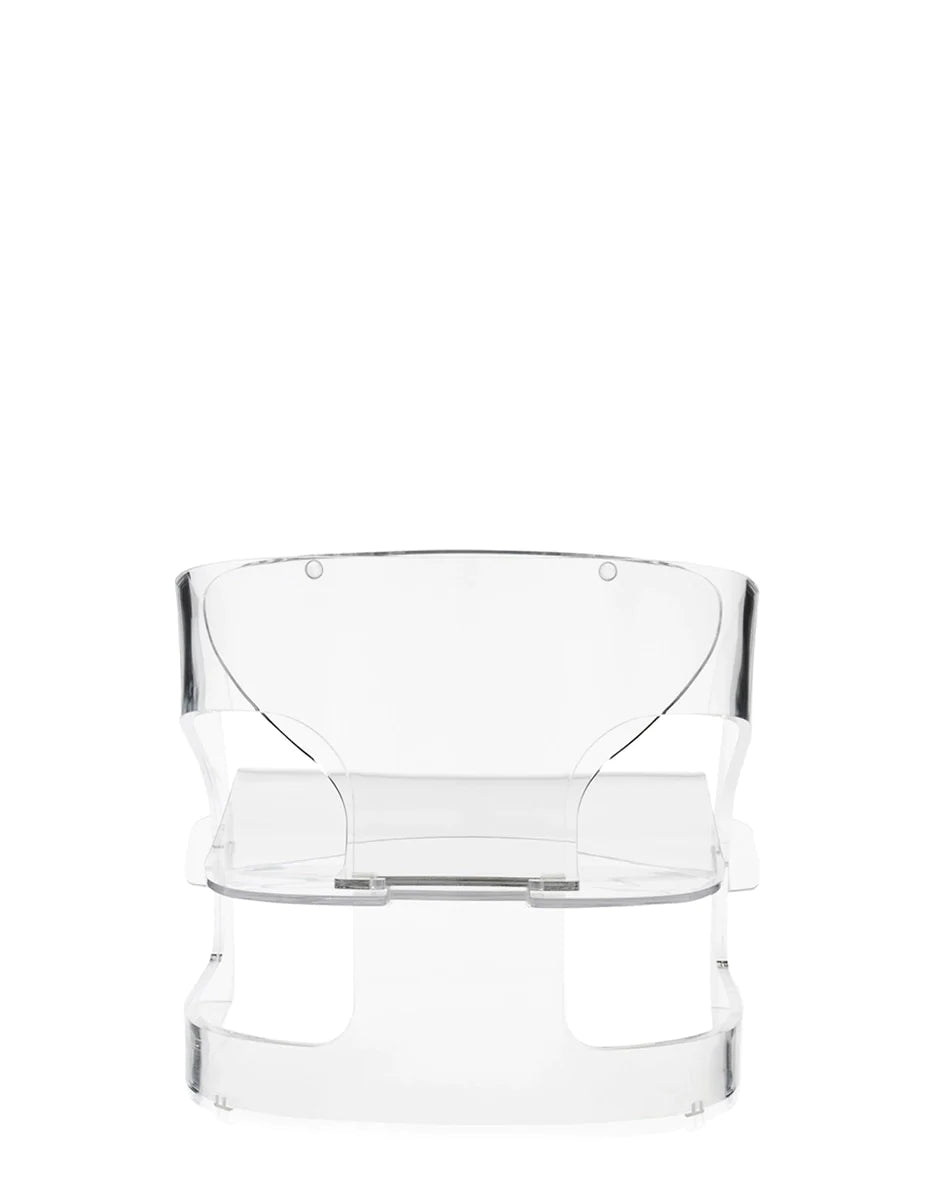 Kartell Joe Colombo fauteuil, kristal