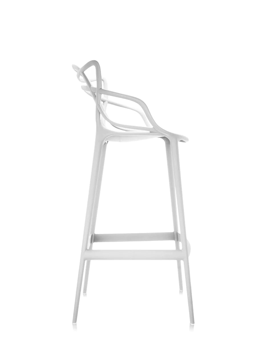 Kartell Masters凳子75厘米，白色