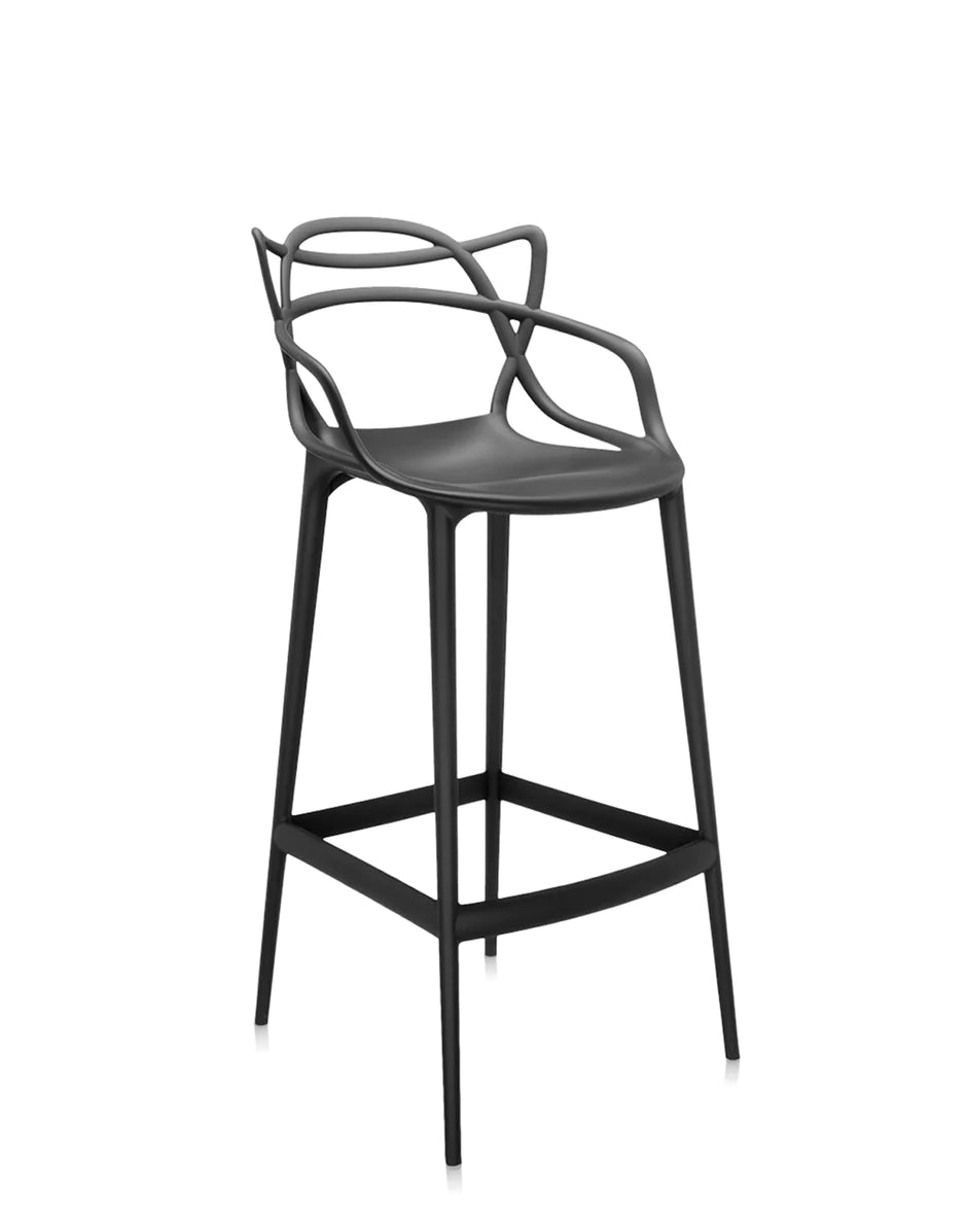 Kartell Masters凳子75厘米，黑色