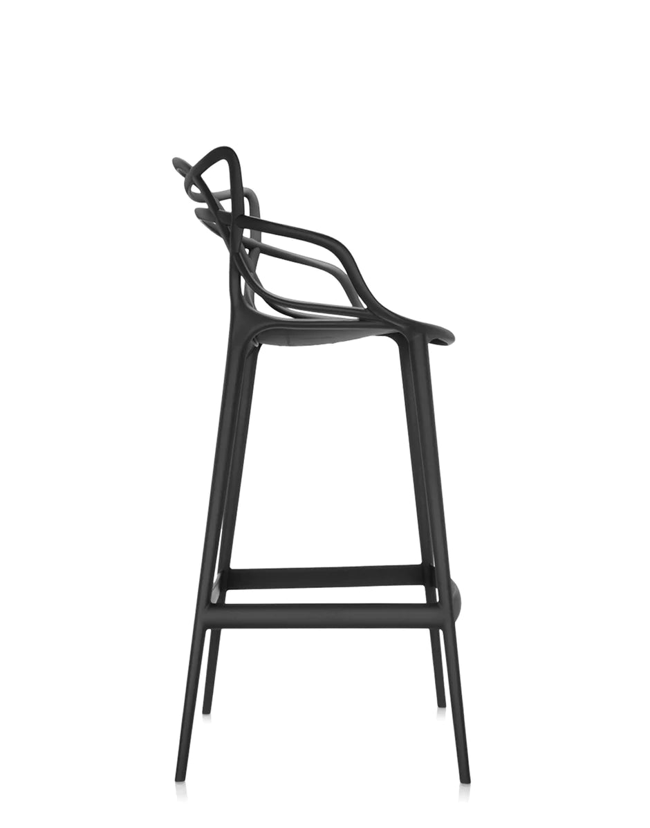 Kartell Masters凳子75厘米，黑色