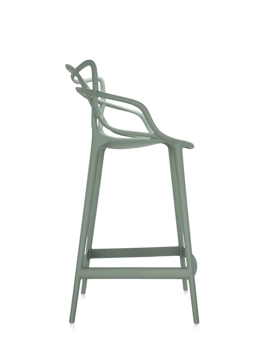 Kartell Masters Stool 65 Cm, Sage Green