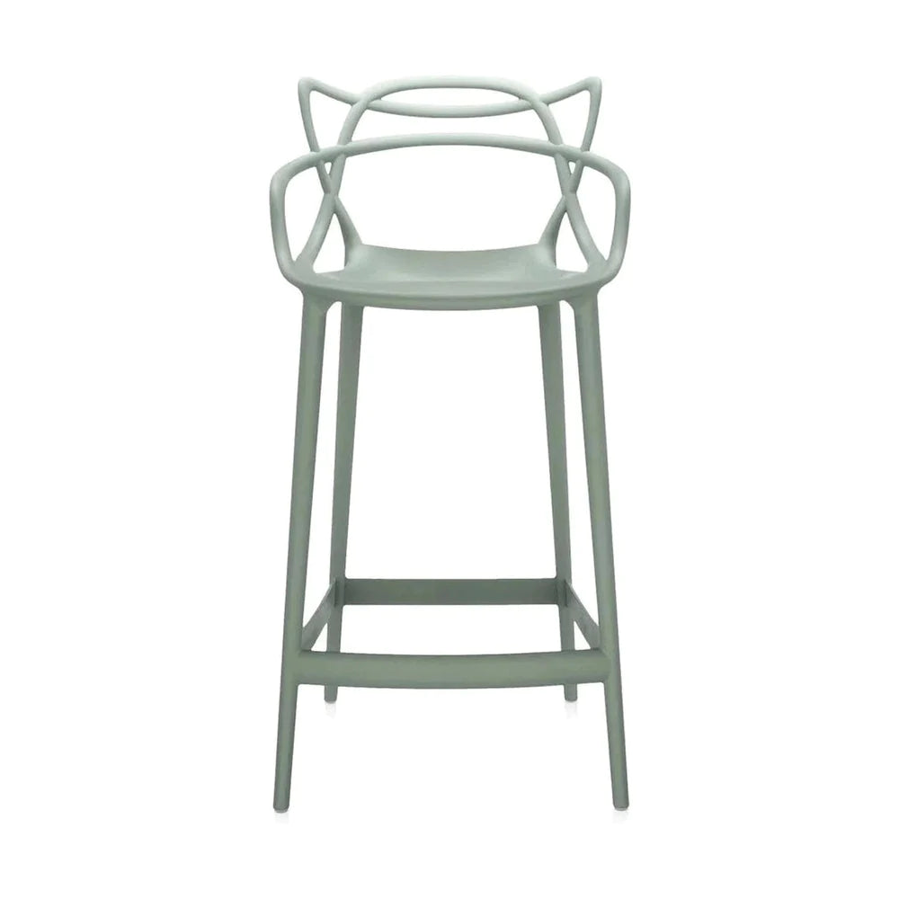 Kartell Masters Stool 65 cm, Sage Green