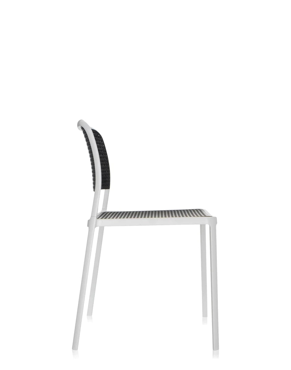 Kartell Audrey Chair, White/Black