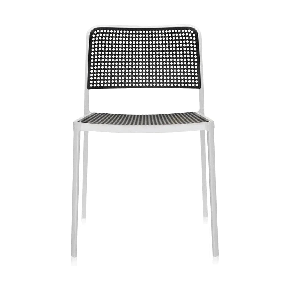 Kartell Audrey Chair, White/Black
