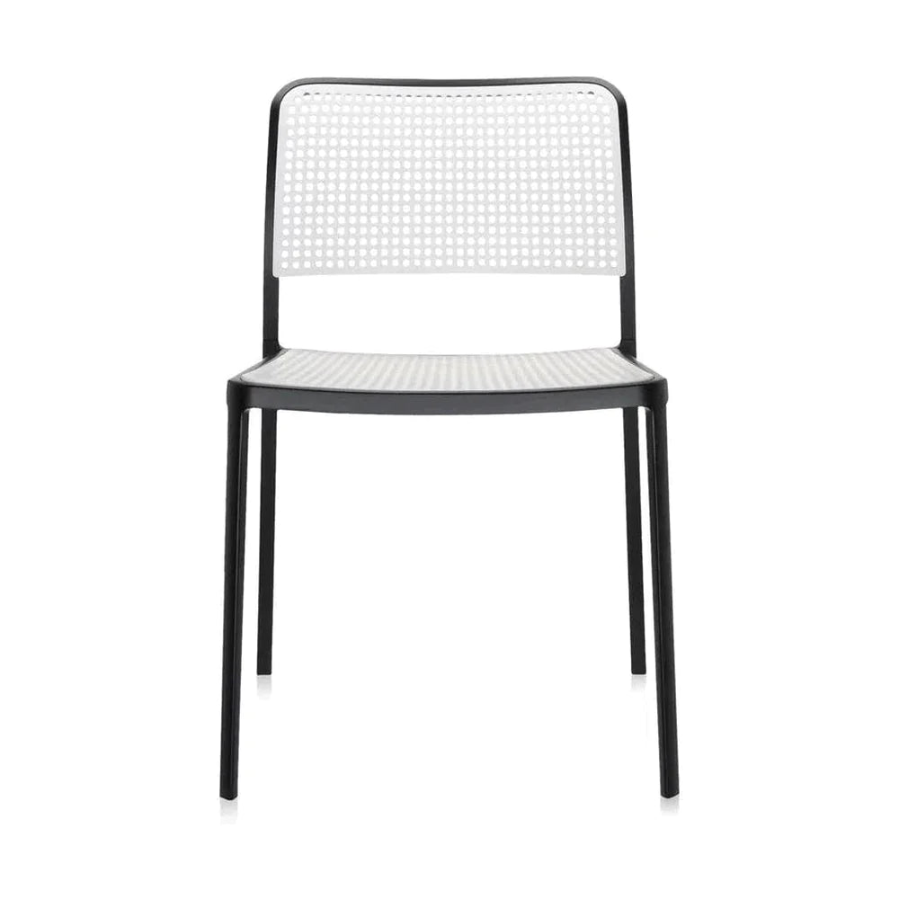 Kartell Audrey椅子，黑色/白色