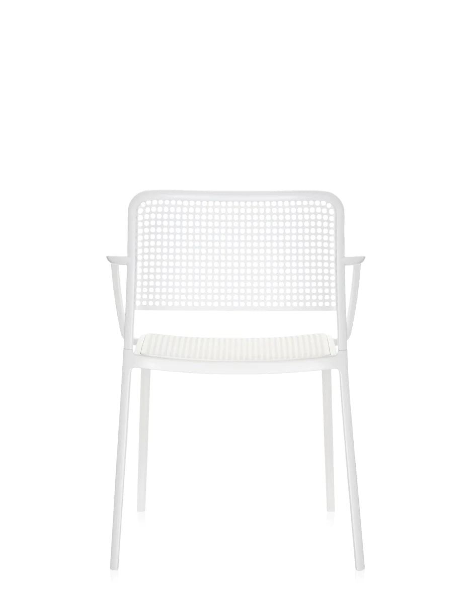 Kartell Audrey fauteuil, wit/wit