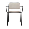 Kartell Audrey fauteuil, zwart/zand