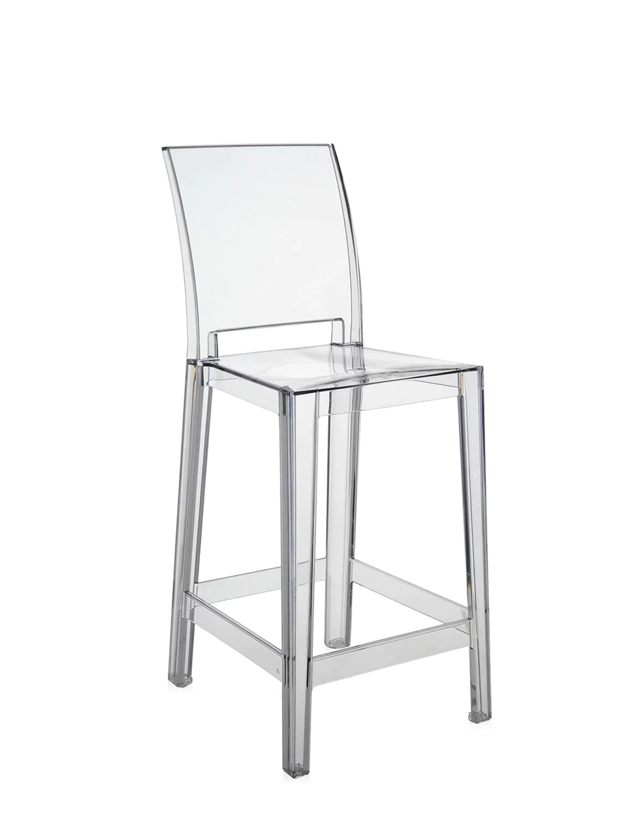 Kartell un de plus s'il vous plaît tabouret 65 cm, cristal