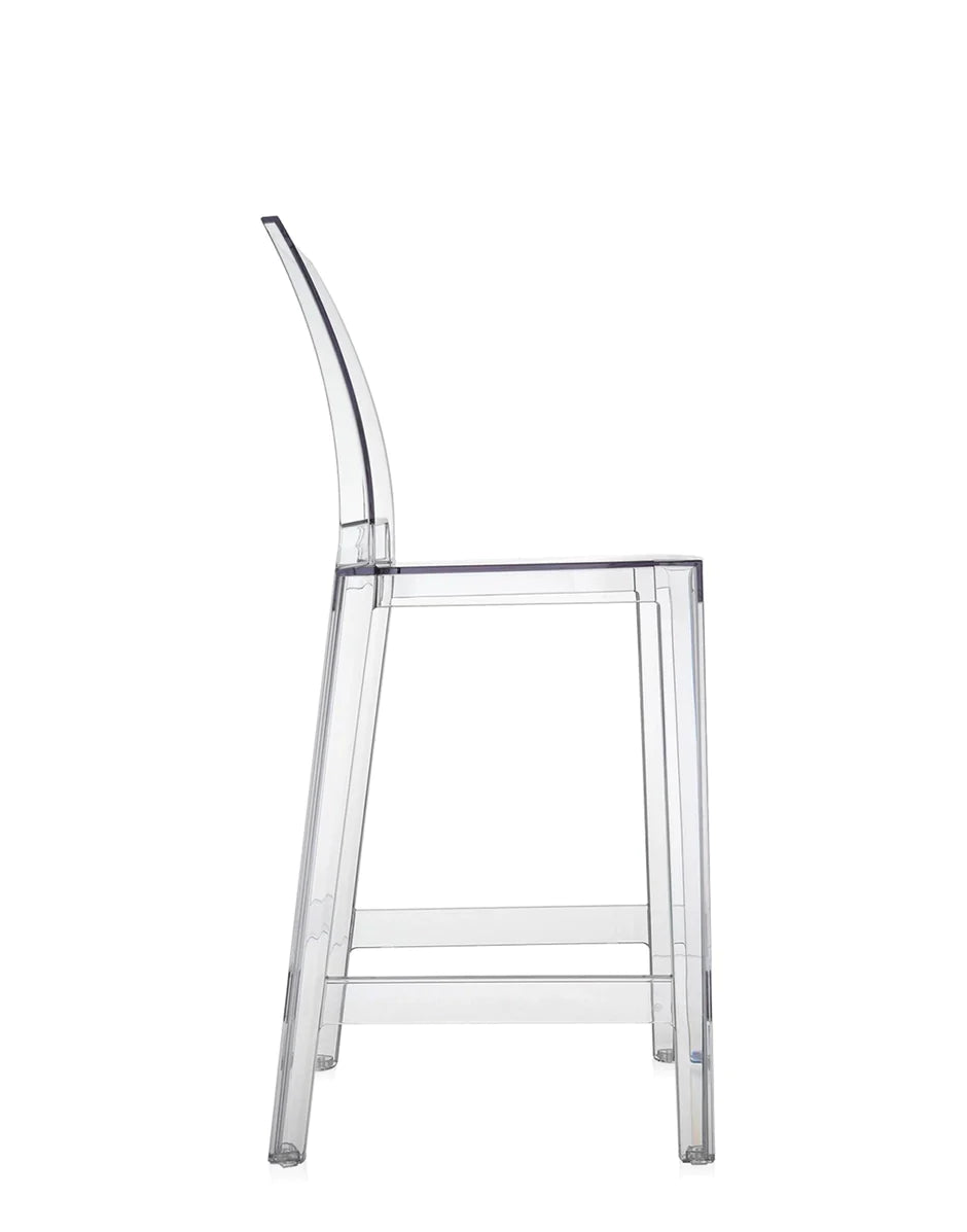 Kartell un de plus s'il vous plaît tabouret 65 cm, cristal