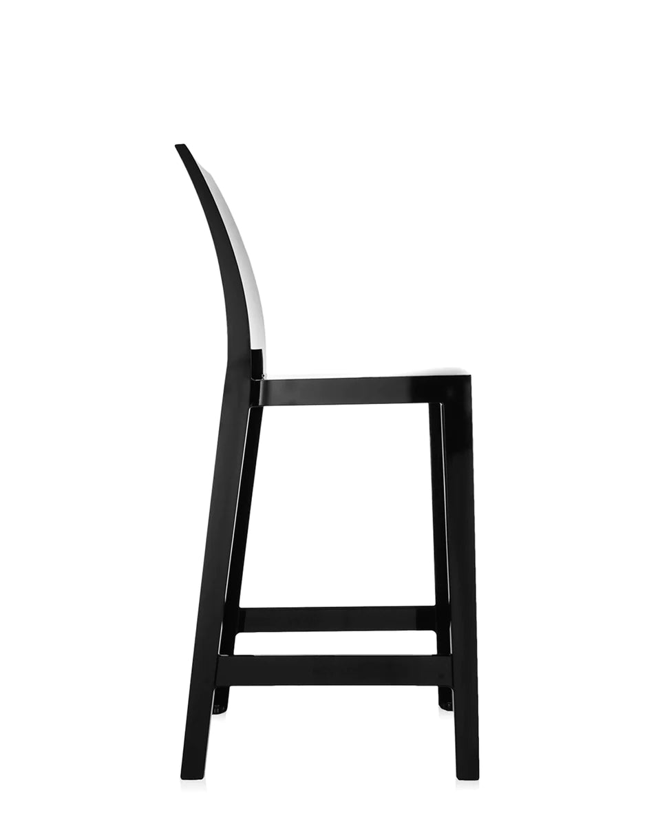 Kartell One More Por favor taburete 65 cm, negro