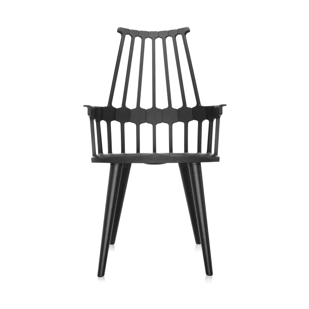 Kartell Comback椅子，黑色/黑色