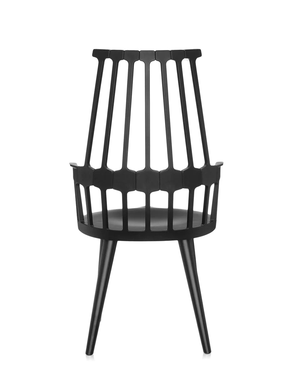 Kartell Comback -stol, svart/svart