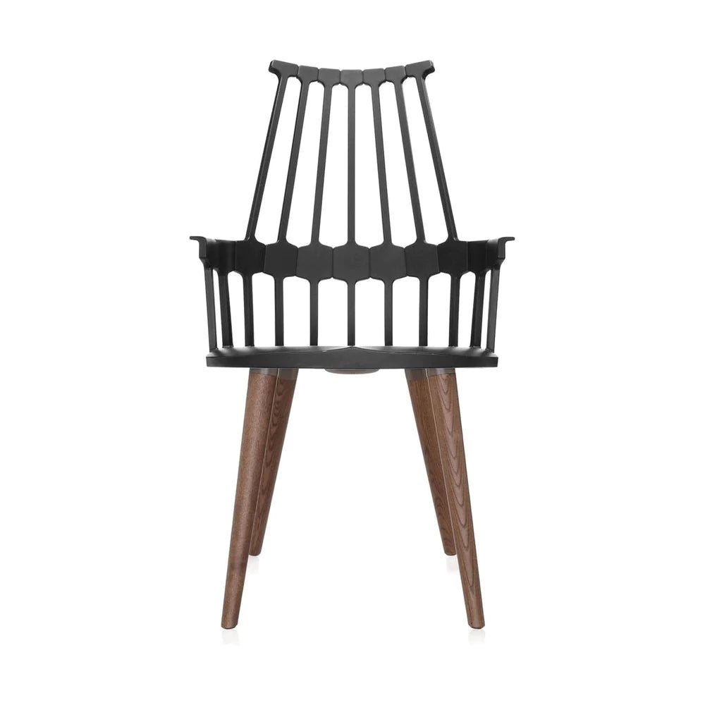 Kartell Comback椅子，橡木/黑色