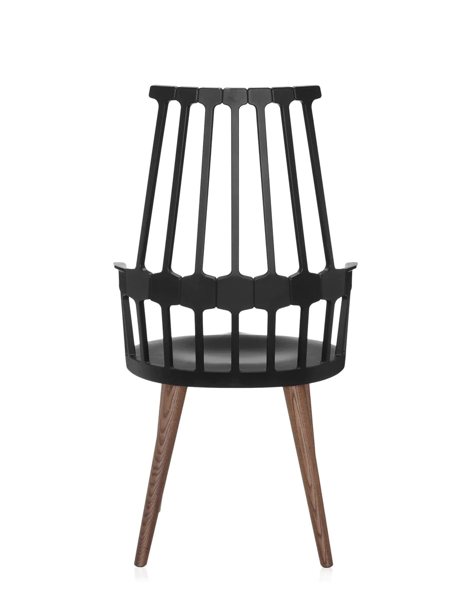 Kartell comback stoel, eiken/zwart