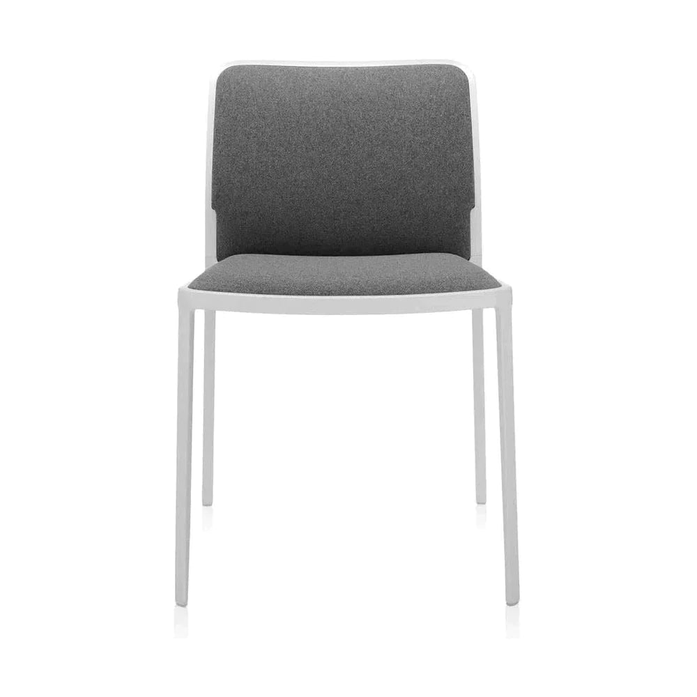 Kartell Audrey Soft Chair, wit/grijs
