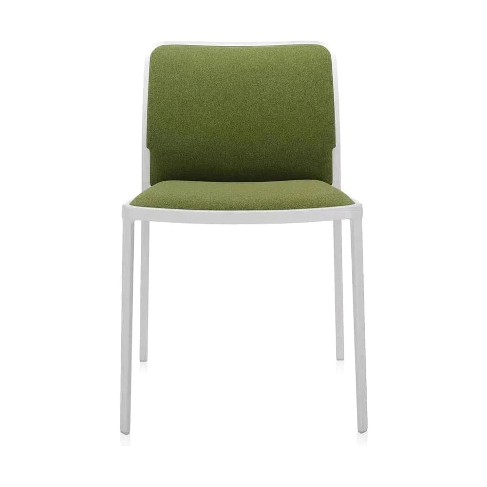Kartell Audrey Soft Chair, wit/groen