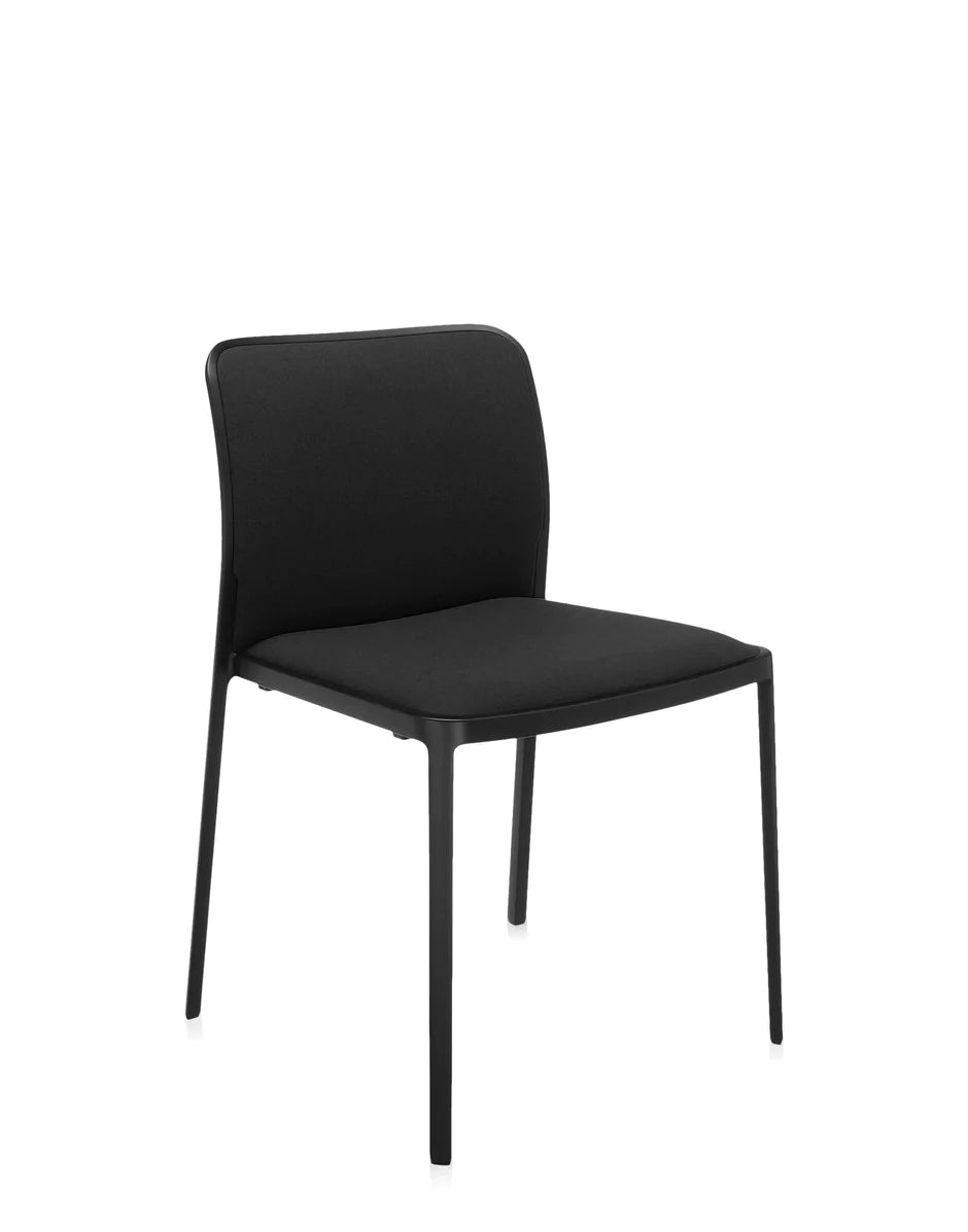 Kartell audrey pehmeä tuoli, musta/musta